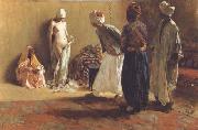 Ettore Cercone L'Examen des esclaves (mk32) France oil painting artist